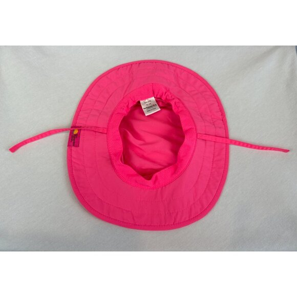 Sun Protection Zone Child's Pink Sun Hat One Size Floral Design 50+ UPF - Picture 9 of 9